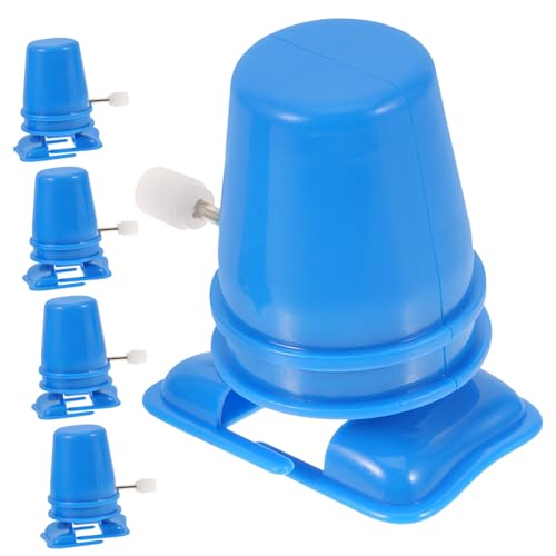 BESTonZON 5St Farbige Gehbewegung bastelzeug handwerkskunst Robot Toy Robot spielzeugroboter Mini-Laufspielzeug aufwinden Mini-Bewegung Uhrwerk Plastik Blue von BESTonZON