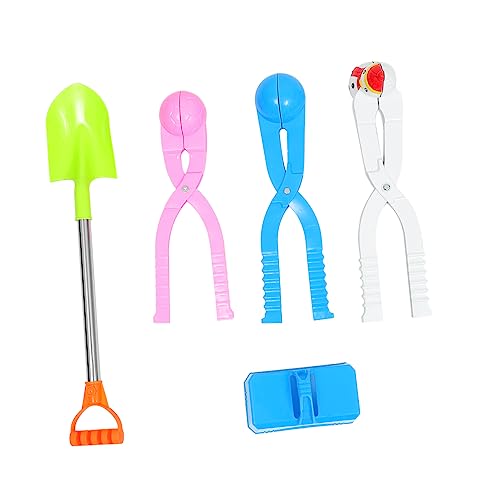 BESTonZON 5St Schneeball-Clip Outdoor draußen Schneeballfabrik Schneeballwurfzange Schneeballset Schneespielspielzeug im Freien Schneefeld Plastik BESTonZON 5St Schneeball-Clip Outdoor draußen Schneeballfabrik Schneeballwurfzange Schneeballset Schneespielspielzeug im Freien Schneefeld Plastik von BESTonZON