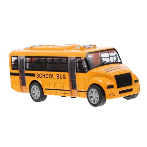BESTonZON 5St Schulbus-Modell Minispielzeug für Kinder Schulbusspielzeug für Kinder Kinderspielzeug kinderzimmer zubehör Spielzeuge Jungs-Spielzeug Schulbus Spielzeug Druckguss-Rückziehwagen von BESTonZON