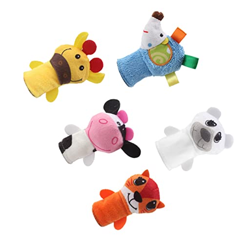 BESTonZON 5St Tierpuppen Lernspielzeug für Kinder Marionetten Spielzeug interaktives Spielzeug mitgebsel Kindergeburtstag Spielzeuge Kinderspielzeug Handpuppe Puppen Lernspielzeug Puzzle von BESTonZON