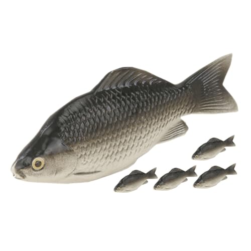 BESTonZON Künstliche Fische 5 Stück Simulationsfische Karpfen Für Zuhause Und Büro Dekoration BESTonZON Künstliche Fische 5 Stück Simulationsfische Karpfen Für Zuhause Und Büro Dekoration von BESTonZON