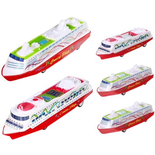 BESTonZON 5Stücke Teiliges Kreuzfahrtschiff Modellset für Realistische Pull Back Spielzeuge aus Geeignet für Zuhause und Hotel Fördert Kognitive Fähigkeiten und Handlungsfähigkeit BESTonZON 5Stücke Teiliges Kreuzfahrtschiff Modellset für Realistische Pull Back Spielzeuge aus Geeignet für Zuhause und Hotel Fördert Kognitive Fähigkeiten und Handlungsfähigkeit von BESTonZON
