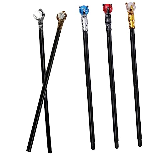 BESTonZON 5st Halloween-zauberstab Hexen-Cosplay-Accessoire Gehen Combo Zusammenklappbar Cosplay-spazierstock Partykostüm-Requisiten Halloween-gehstock Stöcke Der Kopf des Zepters Ist Pp BESTonZON 5st Halloween-zauberstab Hexen-Cosplay-Accessoire Gehen Combo Zusammenklappbar Cosplay-spazierstock Partykostüm-Requisiten Halloween-gehstock Stöcke Der Kopf des Zepters Ist Pp von BESTonZON
