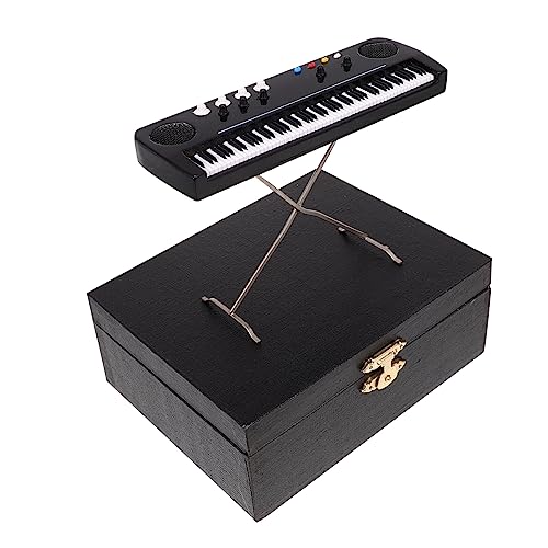 BESTonZON 5St Mini-Tastatur Spielzeug für Kinder kinderspielzeug elektronische orgelverzierung aus Holz Miniatur-Elektronik Spielset aus Holz Modelle Mini-Musikinstrument Puppenhausbedarf von BESTonZON