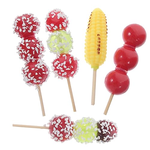 BESTonZON 5st Modell Eines Grillspießes Mäusespeck Spielzeugnahrung Modell Eines Künstlichen Gebratenen Lebensmittels Mini-Maschine Stellen Sie Sich Vor, Sie Eine Küche Miniküche PVC BESTonZON 5st Modell Eines Grillspießes Mäusespeck Spielzeugnahrung Modell Eines Künstlichen Gebratenen Lebensmittels Mini-Maschine Stellen Sie Sich Vor, Sie Eine Küche Miniküche PVC von BESTonZON