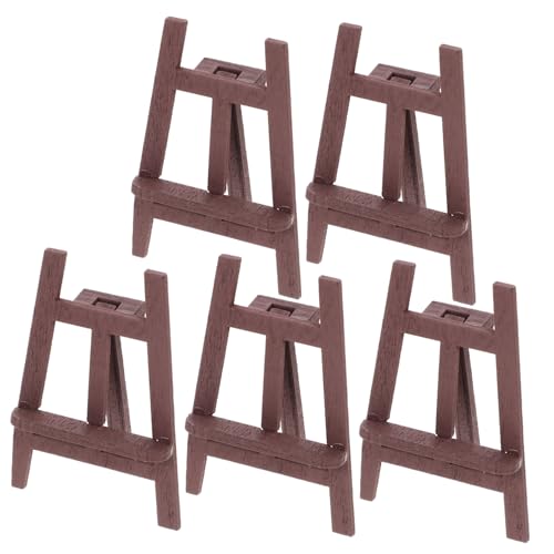 BESTonZON 5st Puppenhaus-tafel-staffelei Kleine Maschine Klare Buchstütze Staffelei Aus Pappe Stationärer Organizer Mini-Container Automatische Maschine Automatisches Band Zinn Brown Hölzern BESTonZON 5st Puppenhaus-tafel-staffelei Kleine Maschine Klare Buchstütze Staffelei Aus Pappe Stationärer Organizer Mini-Container Automatische Maschine Automatisches Band Zinn Brown Hölzern von BESTonZON