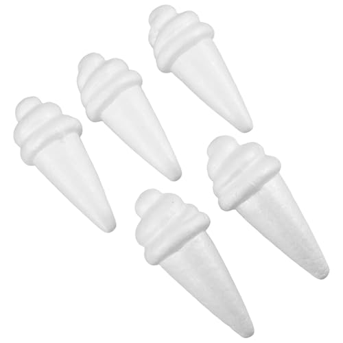 BESTonZON 5st Schaumeismodell Gefälschtes Essen Schaumkegel Zum Basteln Lebensmitteldekor Prop Essen Für Eistüten Eisdiele Gefälschte Eistüten Gefälschte Eiswaffel Weiß BESTonZON 5st Schaumeismodell Gefälschtes Essen Schaumkegel Zum Basteln Lebensmitteldekor Prop Essen Für Eistüten Eisdiele Gefälschte Eistüten Gefälschte Eiswaffel Weiß von BESTonZON