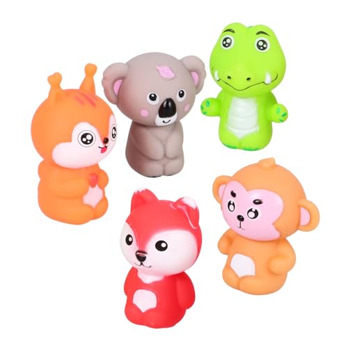 BESTonZON 5st Tierfigurenspielzeug Puppentrage Kinderspielzeug Spielzeuge Tierische Fingerpuppen Tiere Fingerpuppen Für Cartoon-fingerpuppen Tierpuppen PVC BESTonZON 5st Tierfigurenspielzeug Puppentrage Kinderspielzeug Spielzeuge Tierische Fingerpuppen Tiere Fingerpuppen Für Cartoon-fingerpuppen Tierpuppen PVC von BESTonZON