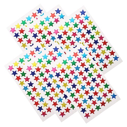 BESTonZON 6 Blätter Pentagramm Aufkleber Aufkleber Für Dekoration Belohnungssternaufkleber Mehrfarbige Sternaufkleber Belohnungsaufkleber Fünfzackige Sternaufkleber DIY Aufkleberpapier Bunt BESTonZON 6 Blätter Pentagramm Aufkleber Aufkleber Für Dekoration Belohnungssternaufkleber Mehrfarbige Sternaufkleber Belohnungsaufkleber Fünfzackige Sternaufkleber DIY Aufkleberpapier Bunt von BESTonZON