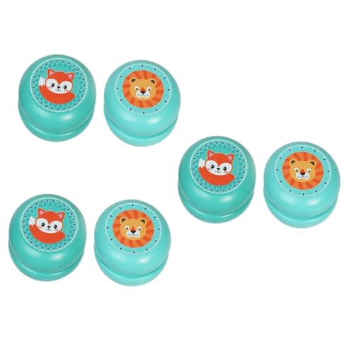 BESTonZON 6 STK Kinder- -Spielzeug Spielzeug für Kinder Kinderspielzeug ja antikes aus Holz Spielzeuge Spielset aus Holz Yoyo-Ball-Spielzeug Cartoon- -Spielzeug Tier Jo-Jo Hölzern von BESTonZON