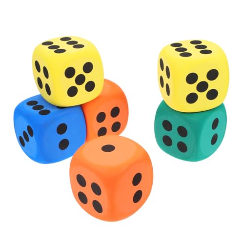 BESTonZON 6stücke Teiliges Große Schaumstoffwürfel Für Junge Mädchen Sichere Eva Dice Interaktive Lernspielzeuge Leuchtenden Farben Für Klassenräume Und Partys BESTonZON 6stücke Teiliges Große Schaumstoffwürfel Für Junge Mädchen Sichere Eva Dice Interaktive Lernspielzeuge Leuchtenden Farben Für Klassenräume Und Partys von BESTonZON