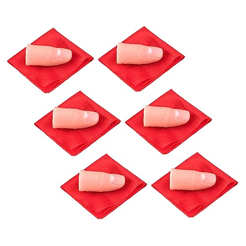BESTonZON 6 Satz Schal Verschwindende Zubehör Trick Zappeln Kessel Falsche Hände Nägel Fingerfalle Fitness-armbänder Jonglierschals Für Zappelring Gefälscht Plastik BESTonZON 6 Satz Schal Verschwindende Zubehör Trick Zappeln Kessel Falsche Hände Nägel Fingerfalle Fitness-armbänder Jonglierschals Für Zappelring Gefälscht Plastik von BESTonZON