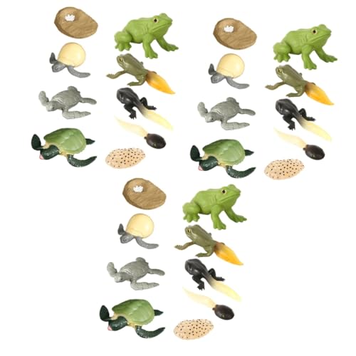 BESTonZON 6 Sets Verschiedene Stadien Der Tierentwicklung Mikrospielzeug Miniaturtiere Simulationstiermodell Biologiespielzeug Tiere Für Kinder Tierlebenszyklus Spielzeug von BESTonZON
