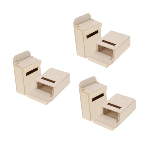 BESTonZON 6 Stck Puppenhaus Möbel Miniatur Dekoration DIY Bastelset für Spielzeughaus Wohnzimmer Schlafzimmer Zubehör BESTonZON 6 Stck Puppenhaus Möbel Miniatur Dekoration DIY Bastelset für Spielzeughaus Wohnzimmer Schlafzimmer Zubehör von BESTonZON