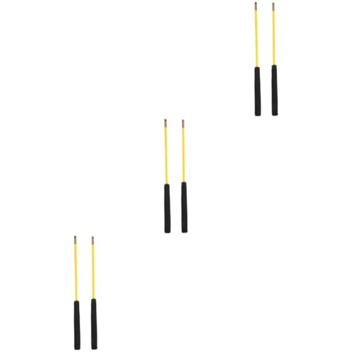 BESTonZON 6 Stck. rutschfeste Diabolo Sticks für Jonglieren Ergonomische Handhabung Fitness für Senioren Outdoor und Indoor Nutzung von BESTonZON
