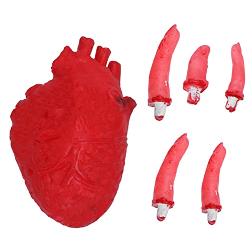 BESTonZON 6 Stück 1 Satz Orgel Requisiten Herz Halloween -Dekorationen Halloween-Requisiten Streiche Für Erwachsene Halloween-orgelrequisiten Halloween- Dekoration Halloween BESTonZON 6 Stück 1 Satz Orgel Requisiten Herz Halloween -Dekorationen Halloween-Requisiten Streiche Für Erwachsene Halloween-orgelrequisiten Halloween- Dekoration Halloween von BESTonZON