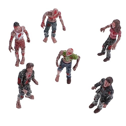 BESTonZON 6 Stück Animierte Zombie Puppe Zombie Figur Zombie Für Zombie Figuren Zombie Zombie Requisite Skelett Halloween Spielzeugfigur Simulation Von Menschlichen Halloween von BESTonZON