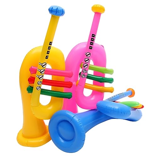 BESTonZON 6 Stück Aufblasbares Musikinstrument Teiliges PVC Horn Lustiges Partyspielzeug für Geburtstagsfeier Halloween Weihnachten Festliche Zufällige Farbe Zufällige Farbe BESTonZON 6 Stück Aufblasbares Musikinstrument Teiliges PVC Horn Lustiges Partyspielzeug für Geburtstagsfeier Halloween Weihnachten Festliche Zufällige Farbe Zufällige Farbe von BESTonZON