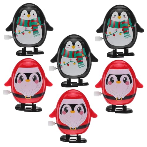 BESTonZON 6 Stück Aufziehspielzeug Pinguine Laufspielzeug Neuartiges Aufziehspielzeug Für Kleinkinder Für Cartoon von BESTonZON
