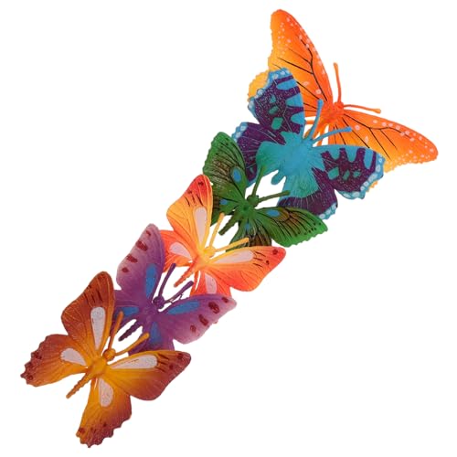 BESTonZON 6 Stück Buntes Schmetterlingsmodell deko Schmetterling Handwerk Schmetterlings-Kits Schmetterlingssimulation Schmetterlings-Gastgeschenke Schmetterling zum Basteln Gummi BESTonZON 6 Stück Buntes Schmetterlingsmodell deko Schmetterling Handwerk Schmetterlings-Kits Schmetterlingssimulation Schmetterlings-Gastgeschenke Schmetterling zum Basteln Gummi von BESTonZON