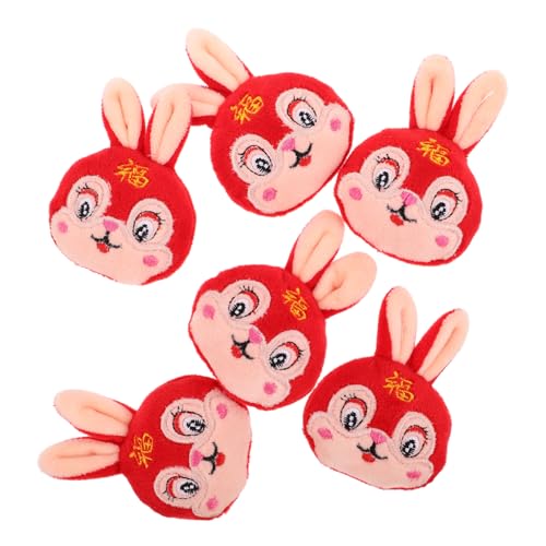 BESTonZON 6 Stück Cartoon Abzeichen Pin Kawaii Brosche Niedliches Für Mädchen Für Brosche Und Hasen Für Ostern Brosche Niedliche Tier Brosche von BESTonZON