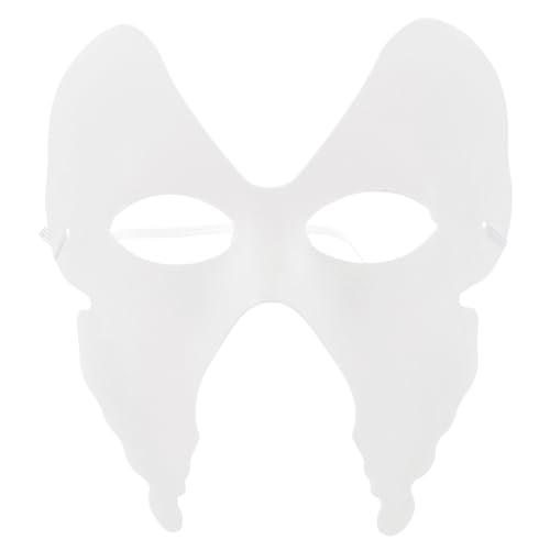 BESTonZON 6 Stück Diy Weißes Papier Pulp Masken Handbemalte Schmetterlingsmasken für Kunstprojekte für Events und Kreative Aktivitäten BESTonZON 6 Stück Diy Weißes Papier Pulp Masken Handbemalte Schmetterlingsmasken für Kunstprojekte für Events und Kreative Aktivitäten von BESTonZON