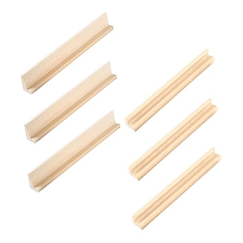 BESTonZON 6 Stück Domino-Stand Fliesenhalter Domino-Zug Faltbar Mahjong-Fliesen Dynamo Domino-tabletts Domino-Halter Domino-ständer Gestell Deck Planke Unterstützung Inhaber Spiel Beige Holz BESTonZON 6 Stück Domino-Stand Fliesenhalter Domino-Zug Faltbar Mahjong-Fliesen Dynamo Domino-tabletts Domino-Halter Domino-ständer Gestell Deck Planke Unterstützung Inhaber Spiel Beige Holz von BESTonZON