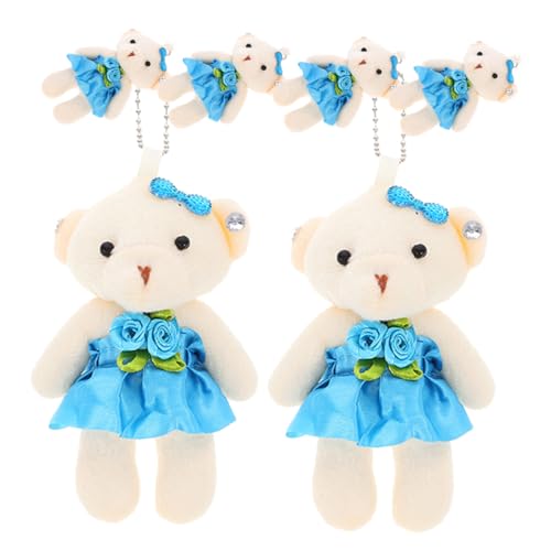 BESTonZON 6 Stück Hochzeitsbärenspielzeug Kleiner Bär Schlüsselanhänger Plüschtiere Tragbare Bärenfiguren Kinderspielzeug Krabbelkrabbe Babyspielzeug Mädchenspielzeug Riesenbär BESTonZON 6 Stück Hochzeitsbärenspielzeug Kleiner Bär Schlüsselanhänger Plüschtiere Tragbare Bärenfiguren Kinderspielzeug Krabbelkrabbe Babyspielzeug Mädchenspielzeug Riesenbär von BESTonZON
