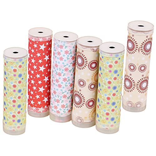 BESTonZON 6 Stück Kaleidoskop selber Machen DIY -Bausätze Frühpädagogisches DIY- -Kits DIY-Material-Kits DIY-Materialien Papier von BESTonZON