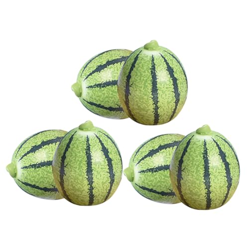 BESTonZON 6 Stück Künstliche Fruchtverzierungen Zum Basteln Wassermelone Künstliche Früchte Modellfrüchte Miniatur Layout Szene Puppenhaus Obst Mini Szene Layout BESTonZON 6 Stück Künstliche Fruchtverzierungen Zum Basteln Wassermelone Künstliche Früchte Modellfrüchte Miniatur Layout Szene Puppenhaus Obst Mini Szene Layout von BESTonZON