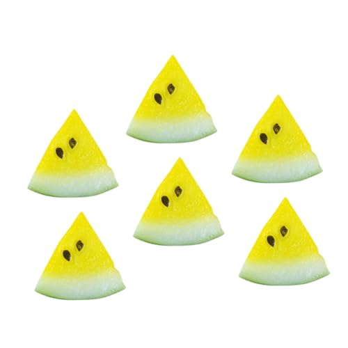 BESTonZON 6 Stück Künstliche Obstdekoration Fruchtbare Kleine Früchte Modell Requisite Mini Obst Modell Gefälschte Mini Früchte Mini Künstliche Wassermelonenscheibe Miniatur BESTonZON 6 Stück Künstliche Obstdekoration Fruchtbare Kleine Früchte Modell Requisite Mini Obst Modell Gefälschte Mini Früchte Mini Künstliche Wassermelonenscheibe Miniatur von BESTonZON