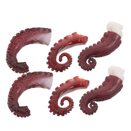 BESTonZON 6 Stück Künstliche Oktopus Tentakeln – Künstliche Meeresfrüchte Modell Simulation Künstliche Lebensmittel Display Requisiten Dekoration Für Restaurant Grill Lehrmittel BESTonZON 6 Stück Künstliche Oktopus Tentakeln – Künstliche Meeresfrüchte Modell Simulation Künstliche Lebensmittel Display Requisiten Dekoration Für Restaurant Grill Lehrmittel von BESTonZON
