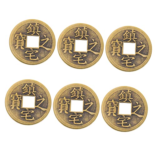 BESTonZON 6 Stück Kupfermünzen Auto Aufhängerperlen DIY Auto Anhänger Chinesische Glücksmünze Hängende Chinesische Anhänger Knoten DIY Charme Schicke BESTonZON 6 Stück Kupfermünzen Auto Aufhängerperlen DIY Auto Anhänger Chinesische Glücksmünze Hängende Chinesische Anhänger Knoten DIY Charme Schicke von BESTonZON