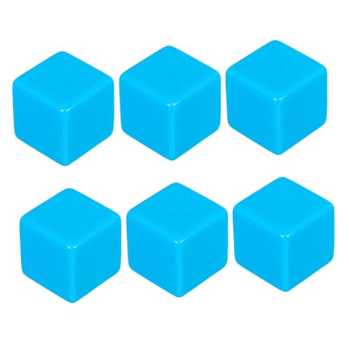 BESTonZON 6 Stück Leere spielwürfel interaktive Spiele Geschichtenwürfel Acrylwürfel im Klassenzimmer Spiel Cube -Lernunterricht DIY- Sky-Blue BESTonZON 6 Stück Leere spielwürfel interaktive Spiele Geschichtenwürfel Acrylwürfel im Klassenzimmer Spiel Cube -Lernunterricht DIY- Sky-Blue von BESTonZON