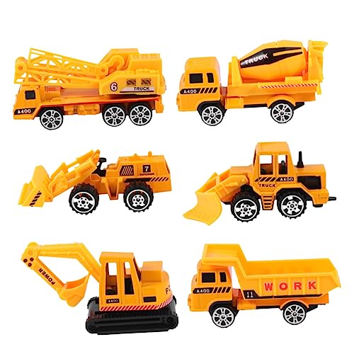 BESTonZON 6 Stück Leichtmetallauto für kinderspielzeug Auto puppenwagen Spielzeugautos für Toy car Flugzeug Kinderautospielzeug Simulations-LKW- von BESTonZON