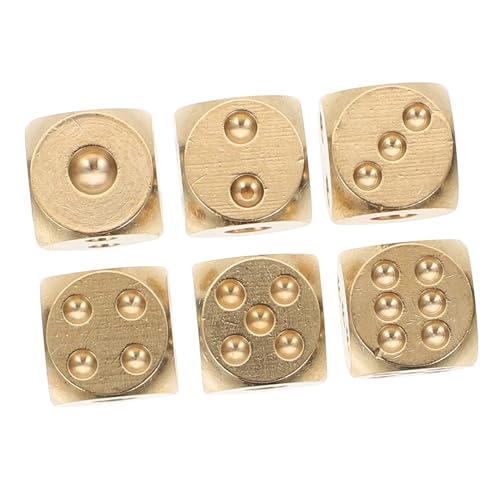 BESTonZON 6er-Pack Massive Würfel – Perfekt Für Würfelsets Mit Kleinen Würfelzahlen BESTonZON 6er-Pack Massive Würfel – Perfekt Für Würfelsets Mit Kleinen Würfelzahlen von BESTonZON
