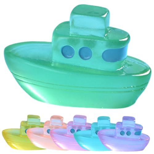 BESTonZON 6 Stück Miniatur Boot Dekoration aus Resin Leuchtende Boot Figuren für Puppenhaus Mikro Landschaft und Garten Dekoration Helle Farben Langlebig Leicht zu Platzieren BESTonZON 6 Stück Miniatur Boot Dekoration aus Resin Leuchtende Boot Figuren für Puppenhaus Mikro Landschaft und Garten Dekoration Helle Farben Langlebig Leicht zu Platzieren von BESTonZON