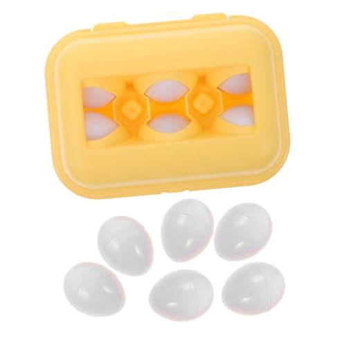 BESTonZON Kleinkind Farbe Form Sortieren 6 Stücke Passenden Eier Spielzeug Set Glatte Pädagogische Jungen Und Mädchen von BESTonZON