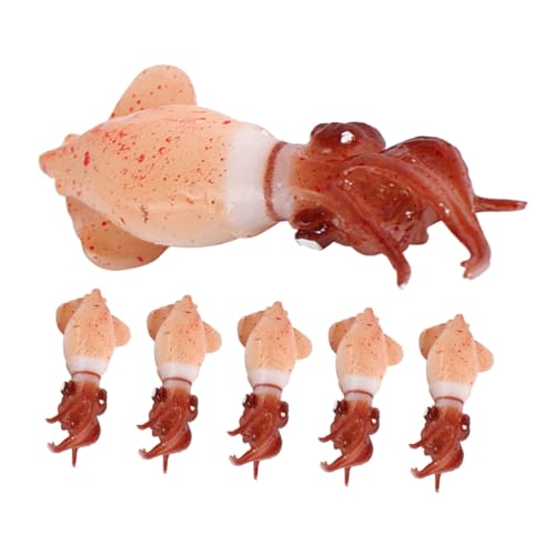 BESTonZON 6stücke Mini Meeresfrüchte Modell Aus PVC Meeresfrüchte Dekoration Für Tischornament Nachbildung Lebensmittel Requisite Als Spielzeug BESTonZON 6stücke Mini Meeresfrüchte Modell Aus PVC Meeresfrüchte Dekoration Für Tischornament Nachbildung Lebensmittel Requisite Als Spielzeug von BESTonZON