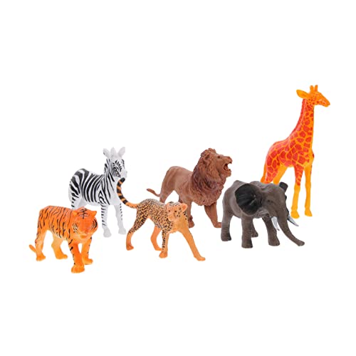 BESTonZON 6stücke Teiliges Imitation Waldtiere Spielzeug Aus Vinyl Realistische Tierfiguren Für Lernspielzeug Für Frühkindliche Bildung Und Dekoration Von Spielzimmern von BESTonZON