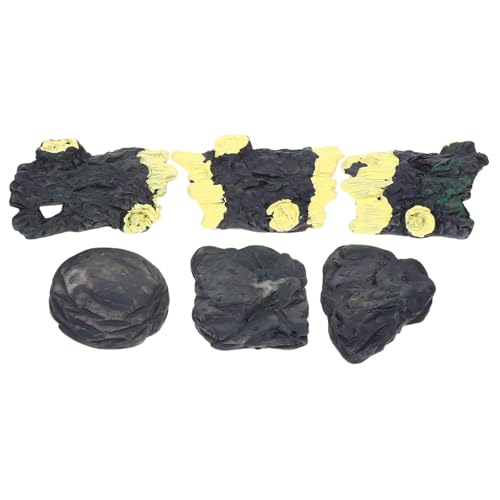 BESTonZON Realistische Mini-baumstumpf-Ornamente Aus Stein 6er-Pack Miniatur- Für Garten Bonsai Zuhause BESTonZON Realistische Mini-baumstumpf-Ornamente Aus Stein 6er-Pack Miniatur- Für Garten Bonsai Zuhause von BESTonZON