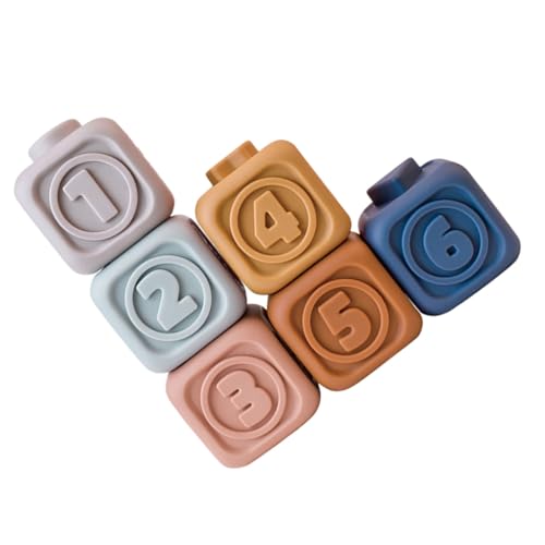 BESTonZON 6 Stück Soft Bauklötze Teilig Jahr Alte Lernspielzeug zur Hand Auge Koordination Weiche Sichere Vinylblöcke für Motorische Entwicklung und Spielerisches Lernen BESTonZON 6 Stück Soft Bauklötze Teilig Jahr Alte Lernspielzeug zur Hand Auge Koordination Weiche Sichere Vinylblöcke für Motorische Entwicklung und Spielerisches Lernen von BESTonZON