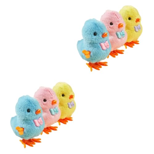 BESTonZON 6 Stück Teiliges Aufziehspielzeug Springende Küken Bunte Mechanische Spielzeuge für Partygeschenke Hand Auge Koordination Geschenkfüllungen BESTonZON 6 Stück Teiliges Aufziehspielzeug Springende Küken Bunte Mechanische Spielzeuge für Partygeschenke Hand Auge Koordination Geschenkfüllungen von BESTonZON