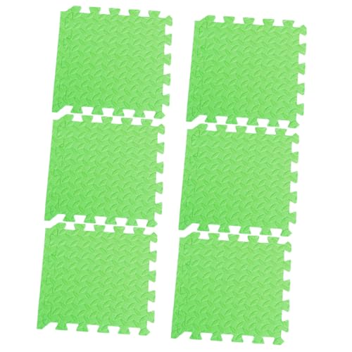 BESTonZON 6 Stück Teiliges Dicker Eva Bodenfliesen mit Blättermuster rutschfeste Spielmatte und Schutzpolster Ineinandergreifende Puzzlefliesen für Wohnzimmer Kinderzimmer und BESTonZON 6 Stück Teiliges Dicker Eva Bodenfliesen mit Blättermuster rutschfeste Spielmatte und Schutzpolster Ineinandergreifende Puzzlefliesen für Wohnzimmer Kinderzimmer und von BESTonZON