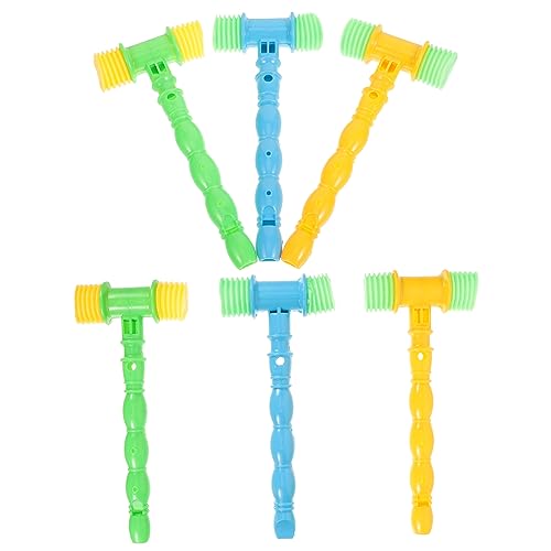 BESTonZON 6 Stück Teiliges Hammer Spielzeugset mit Musik Lustige Hämmer Bunten Farben Fördert die Motorischen Fähigkeiten Musikalische Interesse von Neugeborenen Zufällige Zufällige Farbe BESTonZON 6 Stück Teiliges Hammer Spielzeugset mit Musik Lustige Hämmer Bunten Farben Fördert die Motorischen Fähigkeiten Musikalische Interesse von Neugeborenen Zufällige Zufällige Farbe von BESTonZON