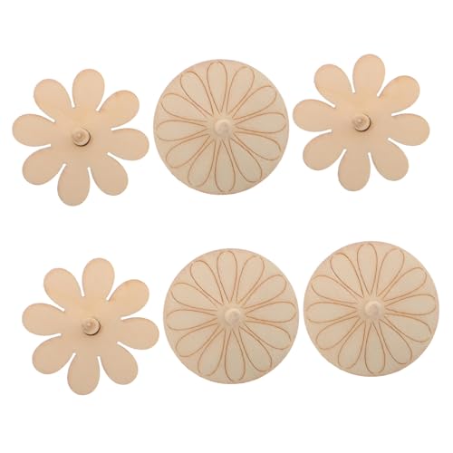 BESTonZON 6 Stück Teiliges Holzkreisel für DIY Malspielzeug aus Natürlichem Holz Kreative Bastelidee für und Kindergärten Fördert Kreatives Lernen und Künstlerische Fähigkeiten für Unbemalte BESTonZON 6 Stück Teiliges Holzkreisel für DIY Malspielzeug aus Natürlichem Holz Kreative Bastelidee für und Kindergärten Fördert Kreatives Lernen und Künstlerische Fähigkeiten für Unbemalte von BESTonZON