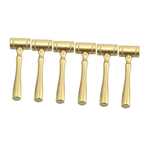 BESTonZON 6 Stück Teiliges Holzspielzeug Richterhammer Stabiles Glattes Material Dekoratives Gerichtsspielzeug für Jungen und Mädchen für Rollenspiele Kostümzubehör und Kreatives Lernen BESTonZON 6 Stück Teiliges Holzspielzeug Richterhammer Stabiles Glattes Material Dekoratives Gerichtsspielzeug für Jungen und Mädchen für Rollenspiele Kostümzubehör und Kreatives Lernen von BESTonZON