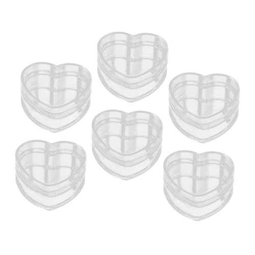 BESTonZON 6 Stück Teiliges Kleine Transparente Herzform Geschenkboxen Klare Candy Favor Verpackung Vielseitig für Hochzeiten Geburtstage Schmuck und Süßigkeiten Dekorativ und BESTonZON 6 Stück Teiliges Kleine Transparente Herzform Geschenkboxen Klare Candy Favor Verpackung Vielseitig für Hochzeiten Geburtstage Schmuck und Süßigkeiten Dekorativ und von BESTonZON