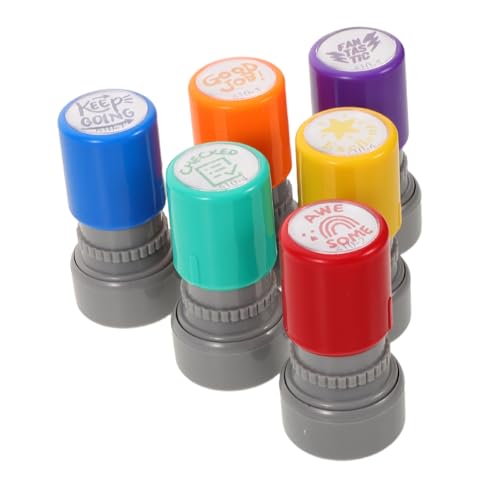 BESTonZON 6 Stück Teiliges Lehrerstempel Selbstfärbend Schnelle Bewertung und Feedback Motivierende Kinderstempel für Wiederverwendbar Langlebig Bunte Anerkennung für Schüler BESTonZON 6 Stück Teiliges Lehrerstempel Selbstfärbend Schnelle Bewertung und Feedback Motivierende Kinderstempel für Wiederverwendbar Langlebig Bunte Anerkennung für Schüler von BESTonZON