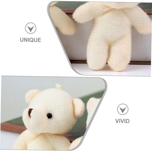 BESTonZON 6 Stück Teiliges Mini Bär Schlüsselanhänger Weiche Plüschbären Anhänger Niedliche DIY Deko für Taschen Party Weihnachten Handgefüllt mit Kleine Kuscheltiere Zubehör BESTonZON 6 Stück Teiliges Mini Bär Schlüsselanhänger Weiche Plüschbären Anhänger Niedliche DIY Deko für Taschen Party Weihnachten Handgefüllt mit Kleine Kuscheltiere Zubehör von BESTonZON
